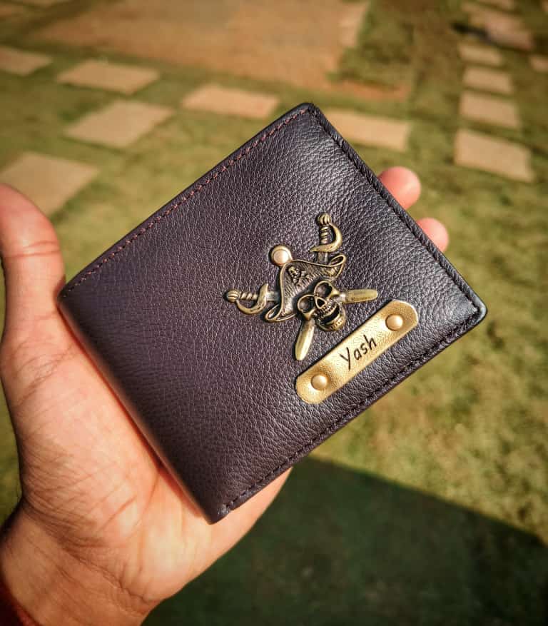 Personalised RFID Leather Wallet for Men