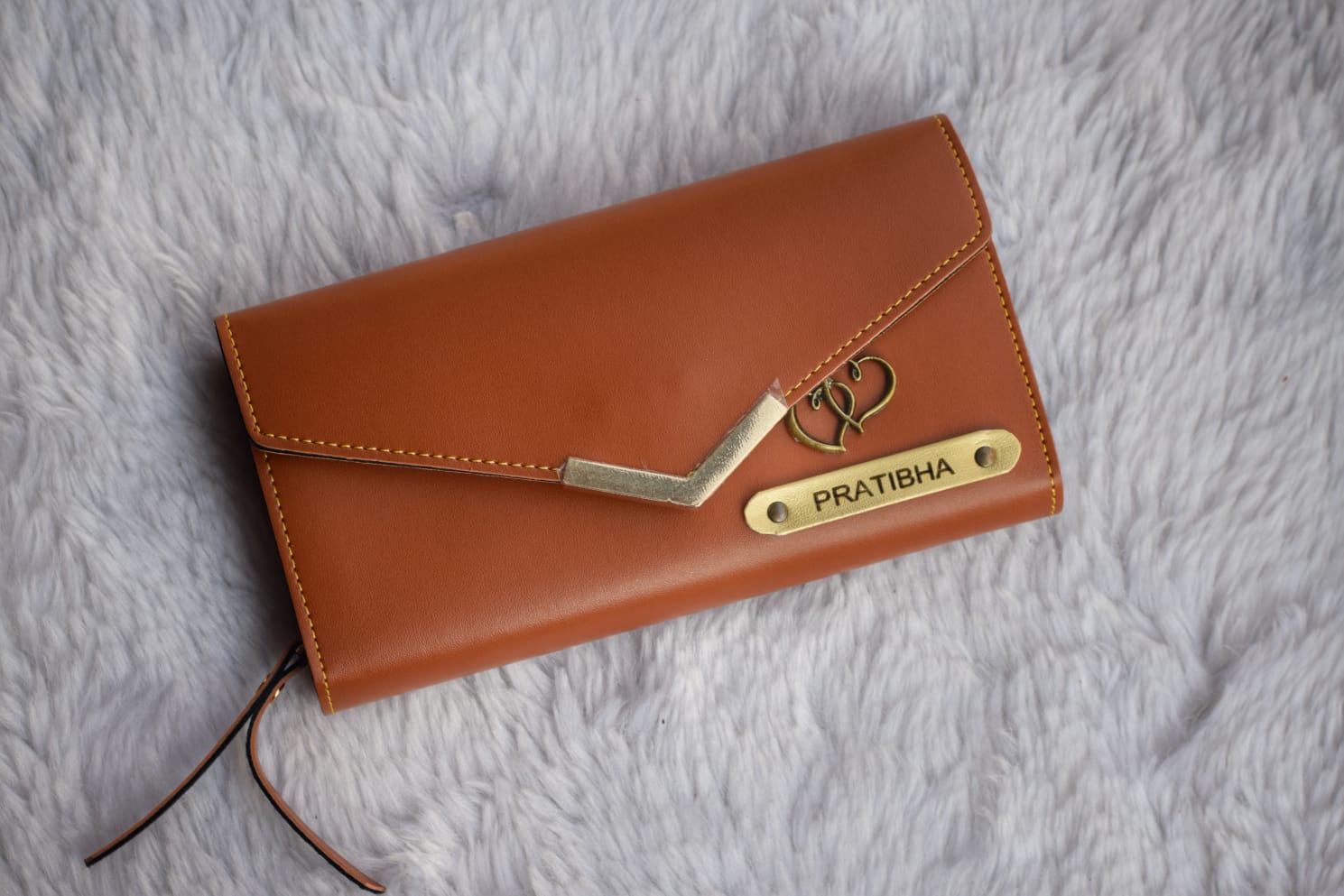 Personalised Ladies Clutch 3 Fold