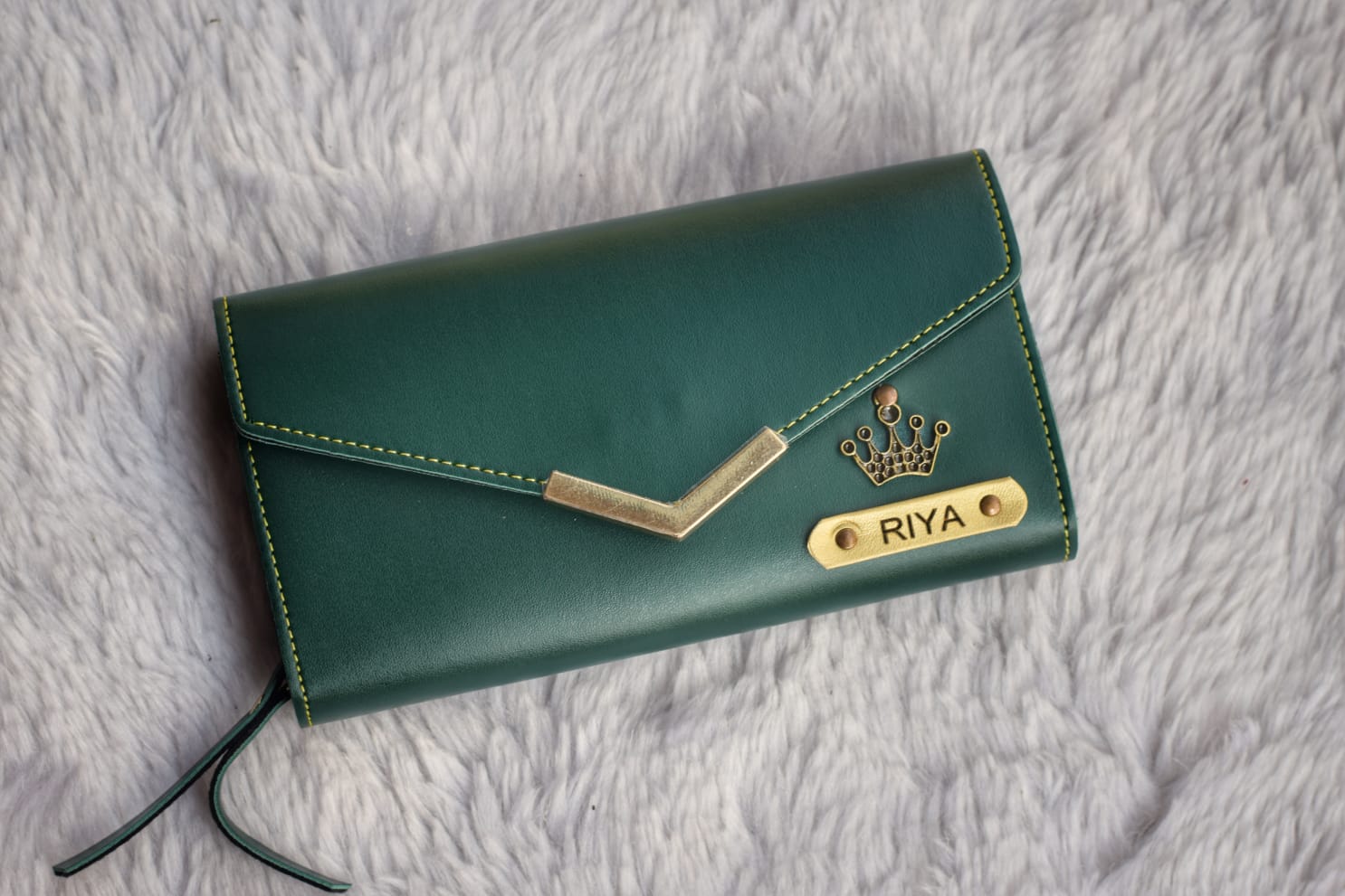 Personalised Ladies Clutch 3 Fold