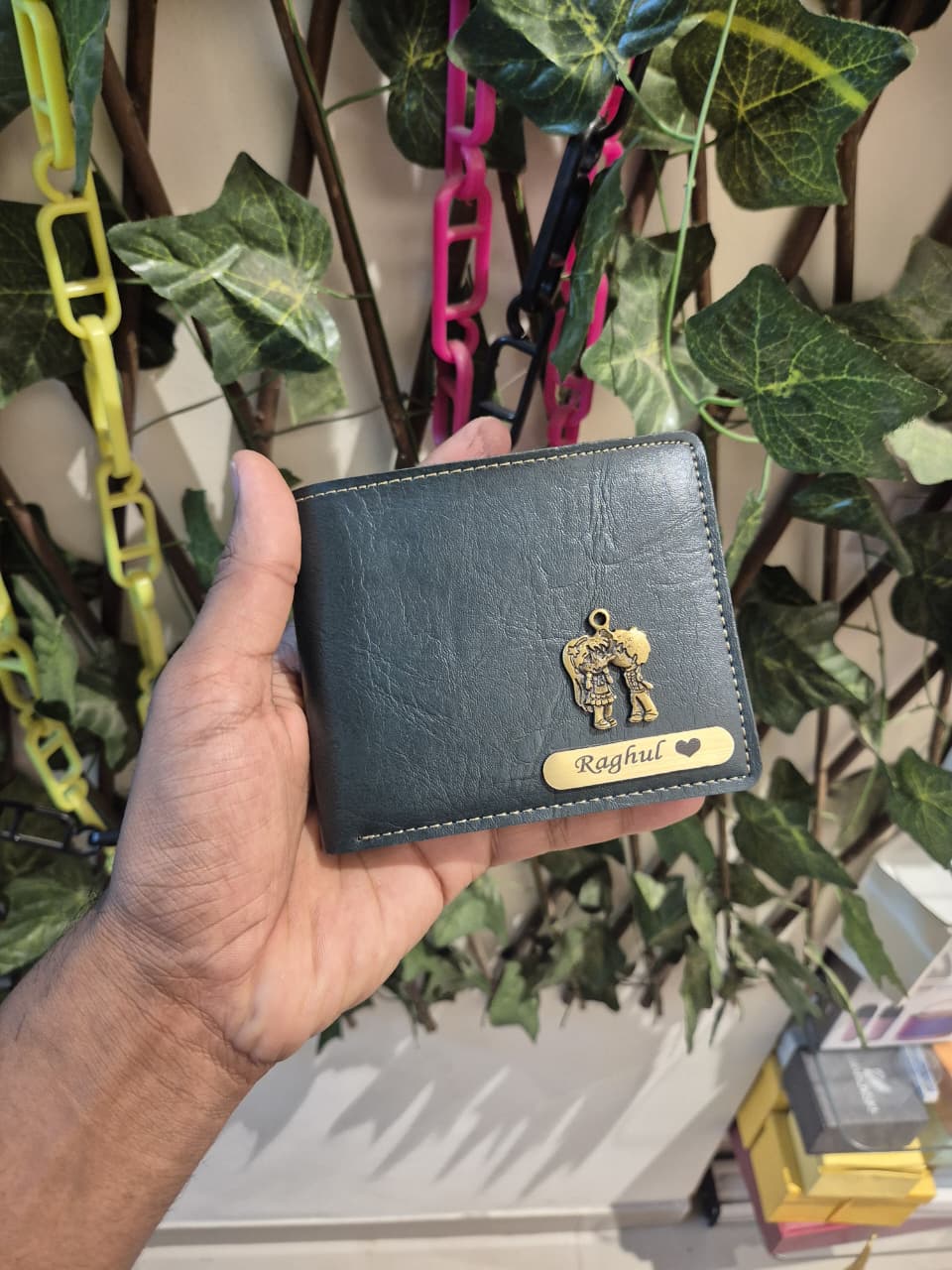 Personalised Wallet made with Bangkok Leather