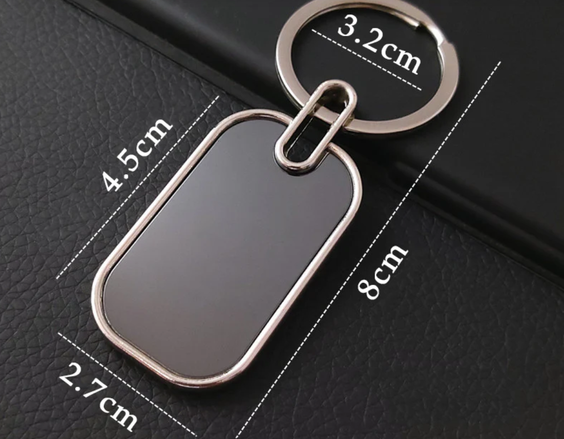 Personalised Metal Keychain
