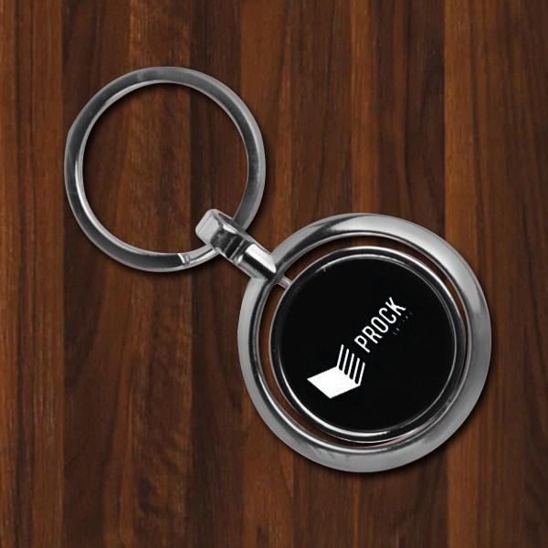 Personalised Rotating Keychain