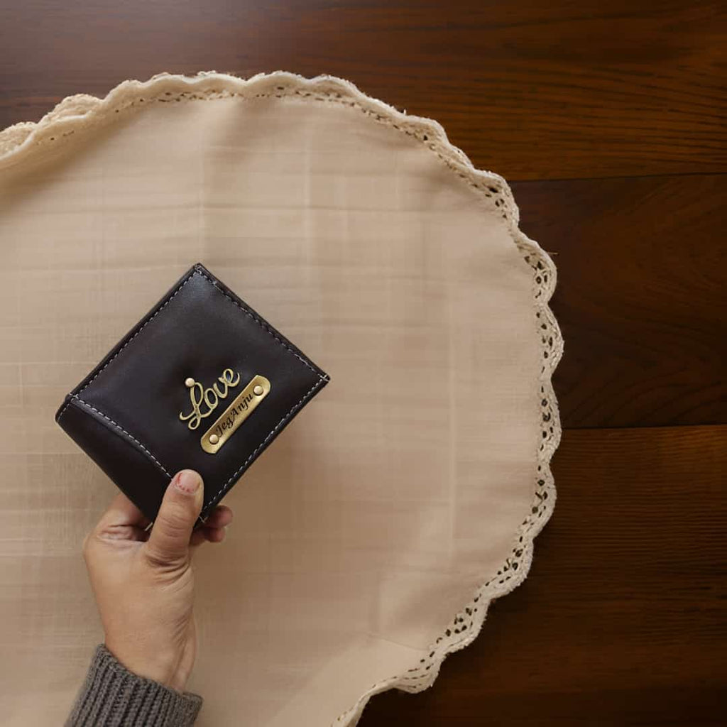 Personalised Hard Leather Wallet for Men