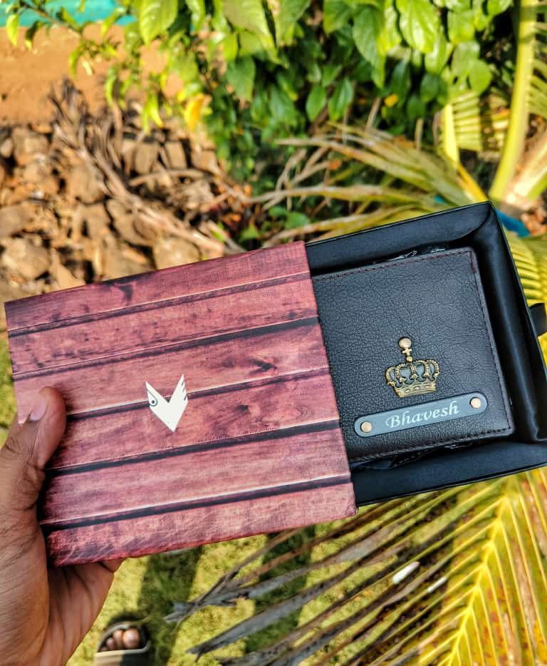 Personalised RFID Leather Wallet for Men