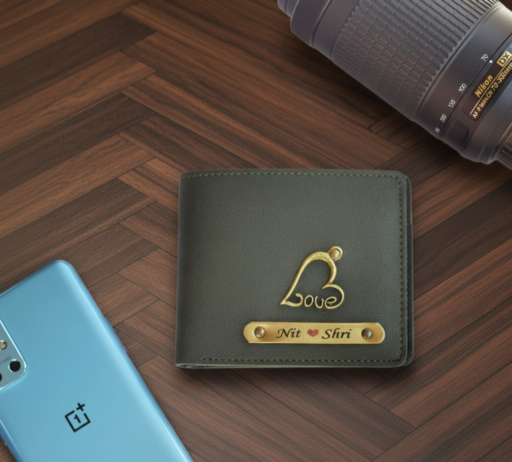 Customized Vegan Leather Wallet for Men