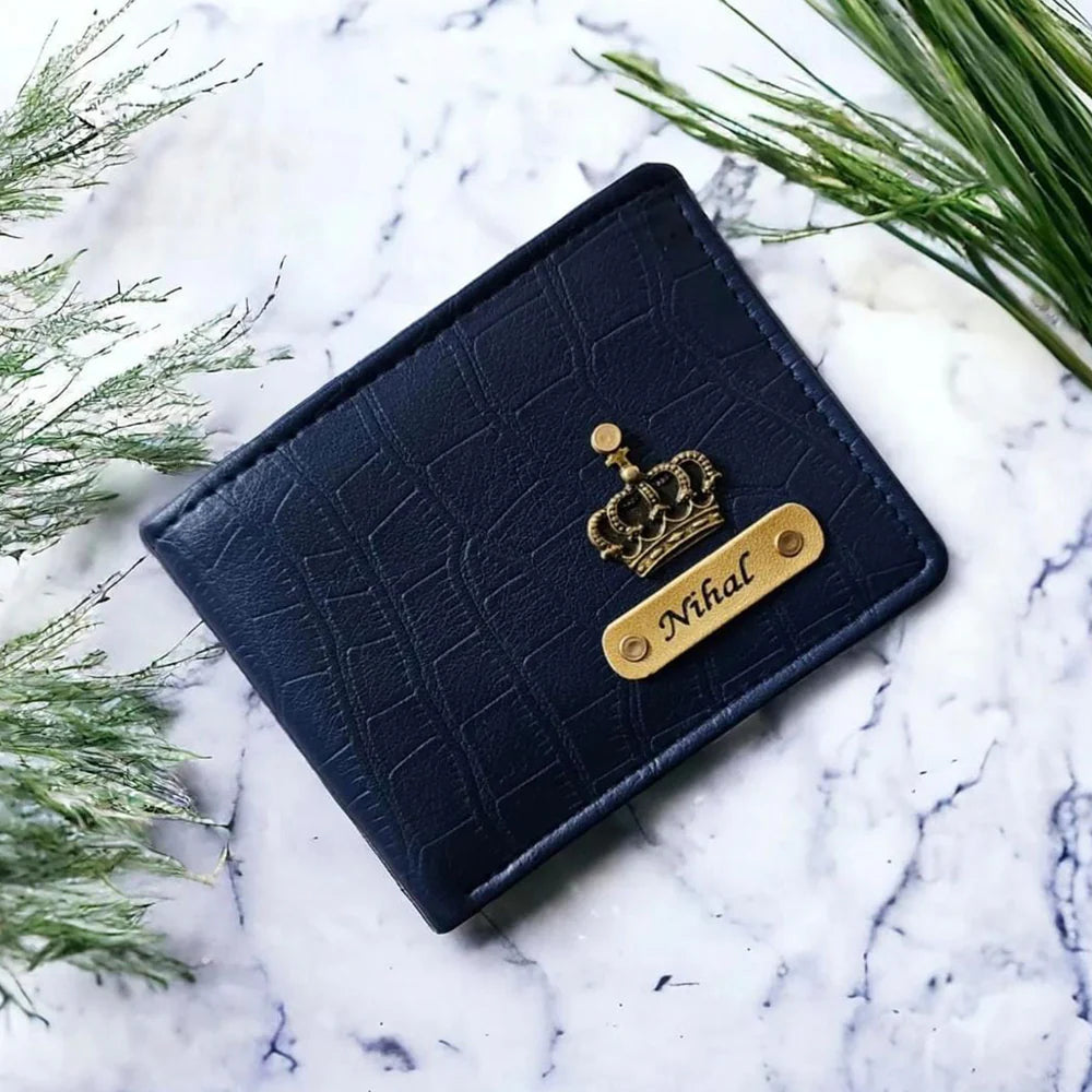 Personalised Croc Style Leather Wallet