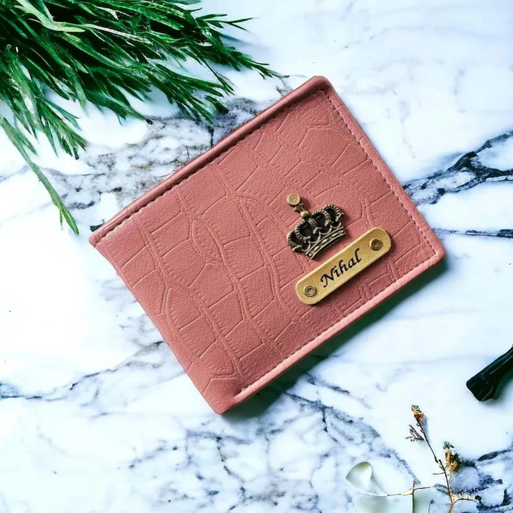 Personalised Croc Style Leather Wallet