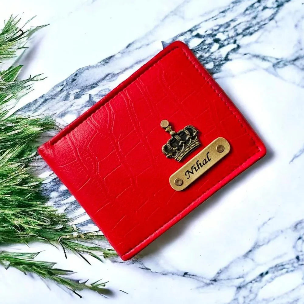 Personalised Croc Style Leather Wallet
