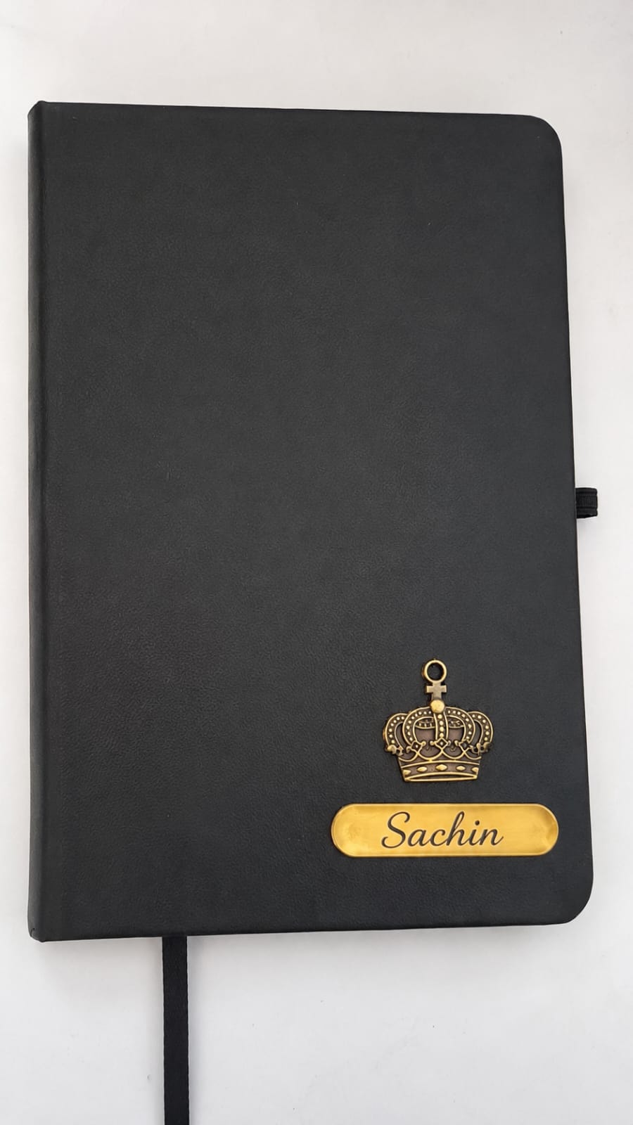 Personalized Premium PU Leather Diary with Custom Name Plate | 200 Ruled Pages | Gift for Men & Women