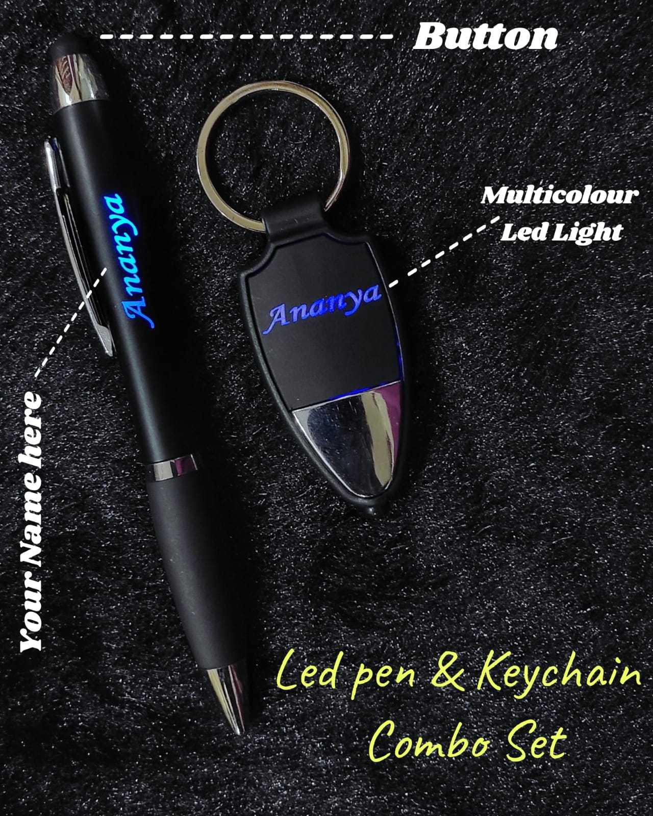 Led Pen and Keychain Combo